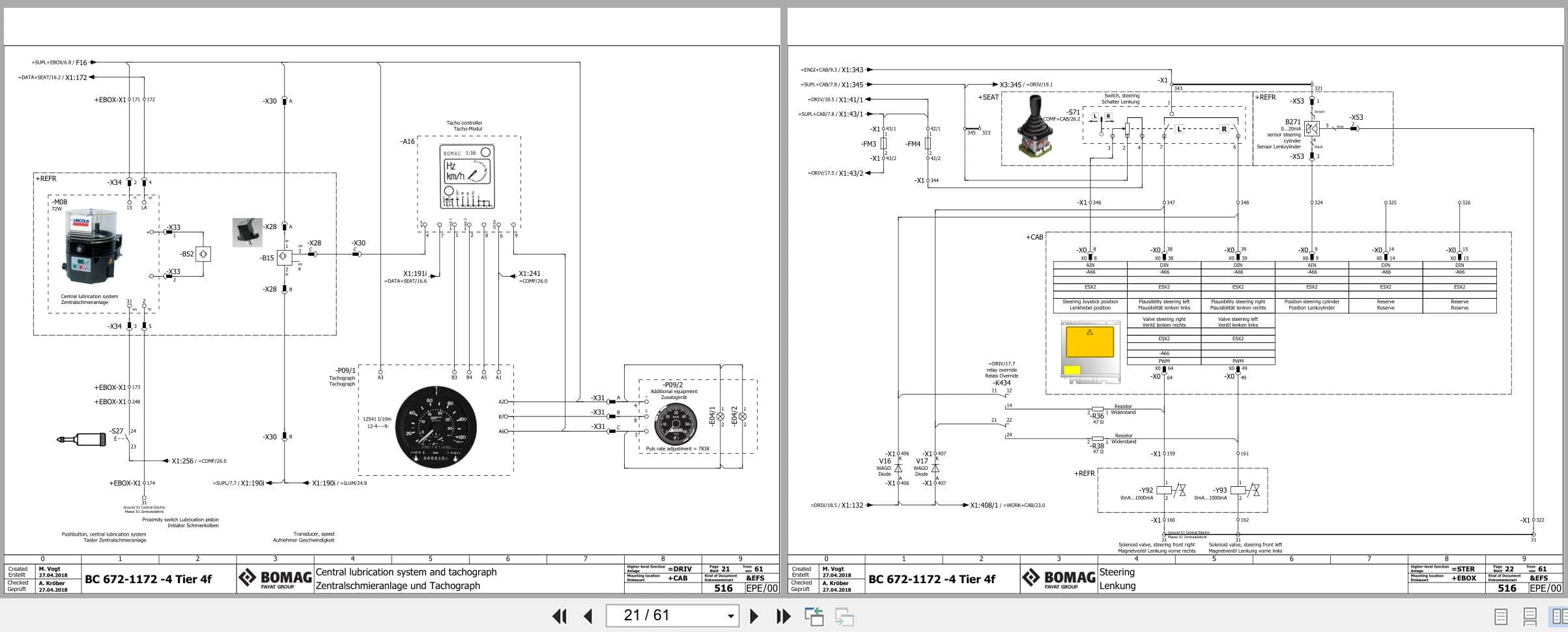 Bomag Refuse Compactor BC 772 RS 4 Electrical Hydraulic Schematic (2)