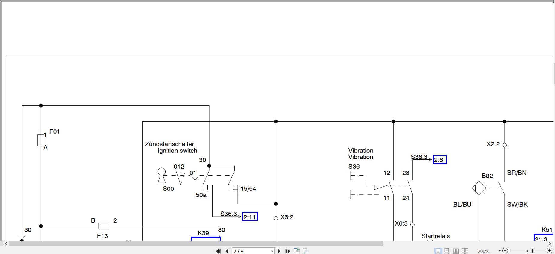 Bomag Reversible Vibratory Plates BPH 80 65 Electrical Hydraulic Schematic (2)