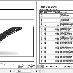 Bomag Road Milling Machine BM 2000 65 Stage V Electric Hydraulic Schematics (1)