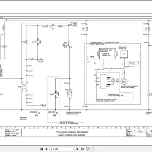 Bomag Single Drum Vibratory Rollers BW 177 PDH 3 Electrical Hydraulic Schematic (1)