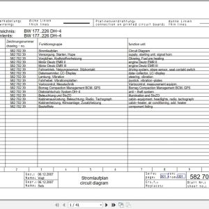 Bomag Single Drum Vibratory Rollers BW 179 PDH 4 Electrical Schematic (1)