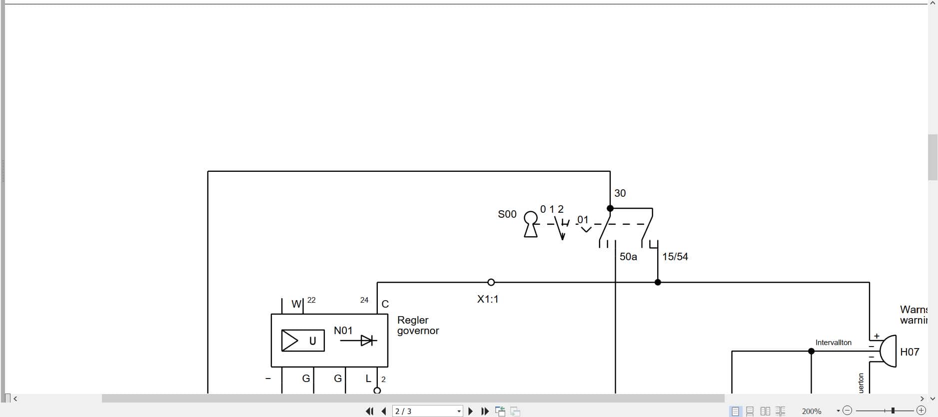 Bomag Single Drum Vibratory Rollers BW 71 E 2 Electrical Circuit Diagrams (2)