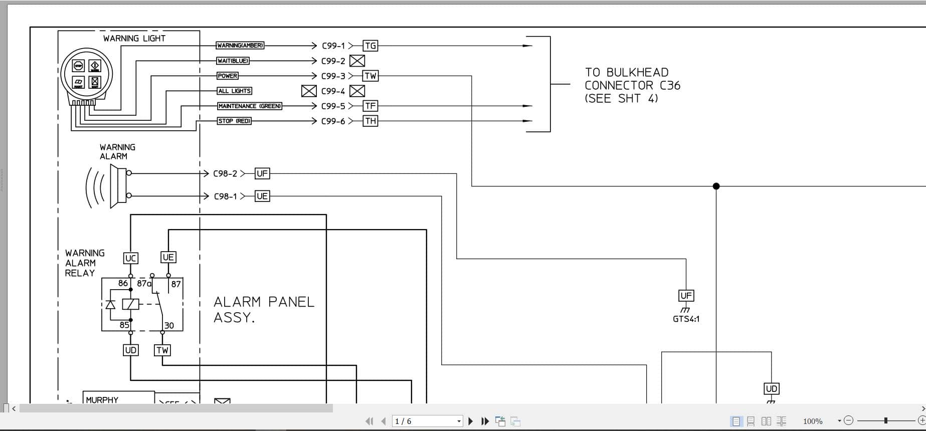 Bomag Soil Stabilizer   Asphalt Recycler MPH 364 2 Electrical Hydraulic Schematic (2)