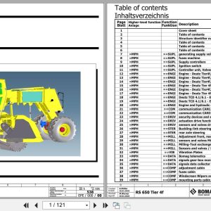 Bomag Soil Stabilizer   Asphalt Recycler RS 650 TE Electrical Hydraulic Pneumatic Schematic (1)