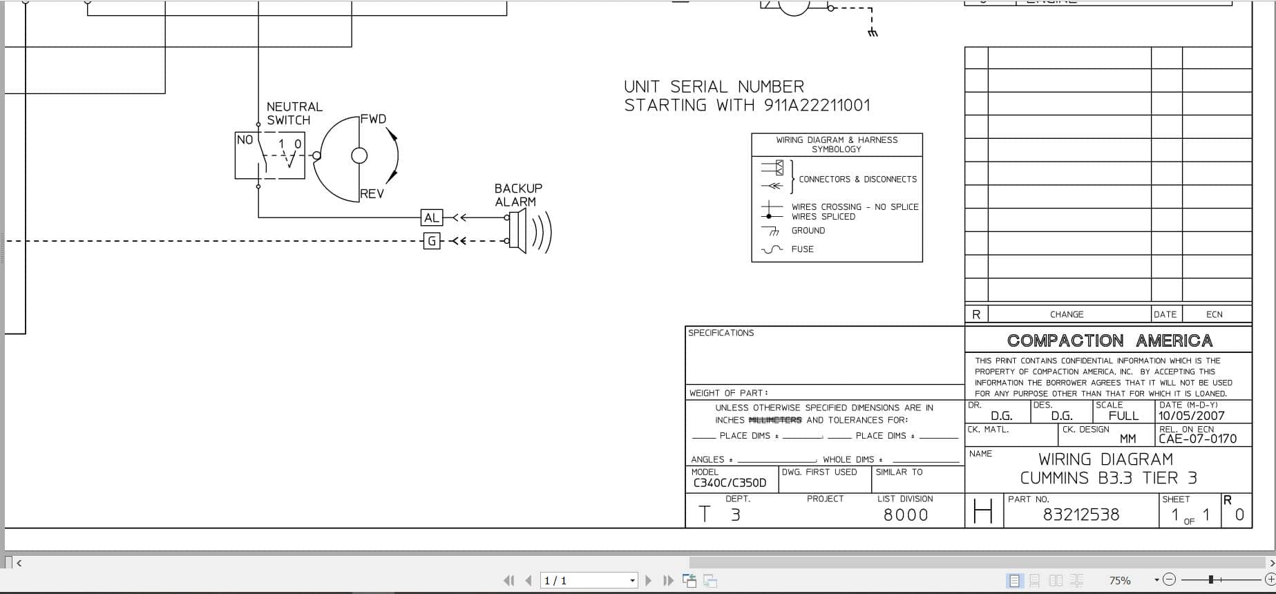 Bomag Static Rollers BW 11 AS Electrical Hydraulic Schematic (1)