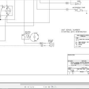 Bomag Static Rollers BW 5 AS Electrical Hydraulic Schematic (1)
