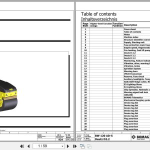 Bomag Tandem Vibratory Rollers BW 120 SL 5 Electrical Hydraulic Schematic (1)