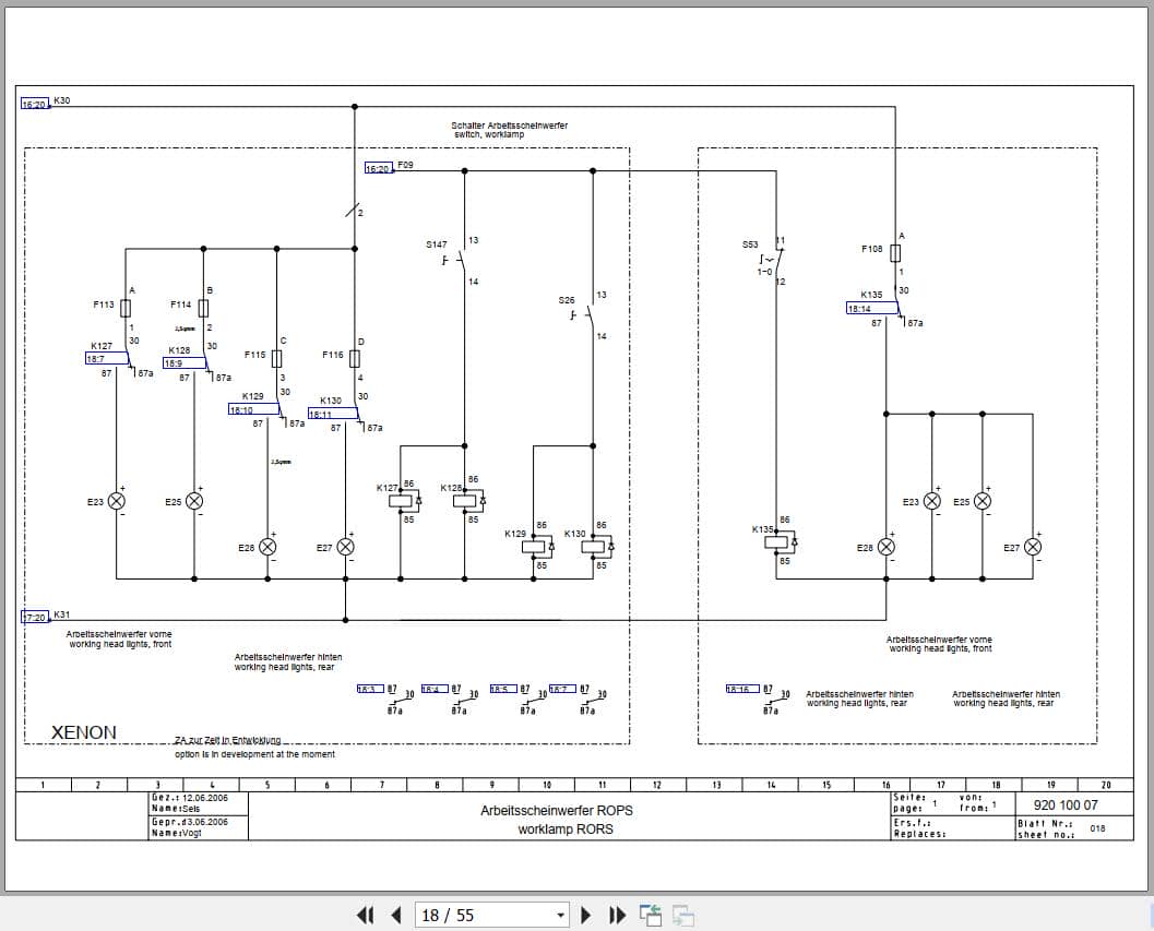 Bomag Tandem Vibratory Rollers BW 161 AD 4 EU Flex Electrical Hydraulic Schematic (2)