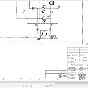Bomag Tandem Vibratory Rollers BW 174 APO 4i Hydraulic Schematic (1)