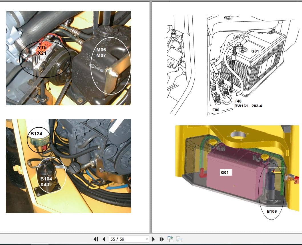 Bomag Tandem Vibratory Rollers BW 202 AD 4 Electrical Hydraulic Schematic (3)