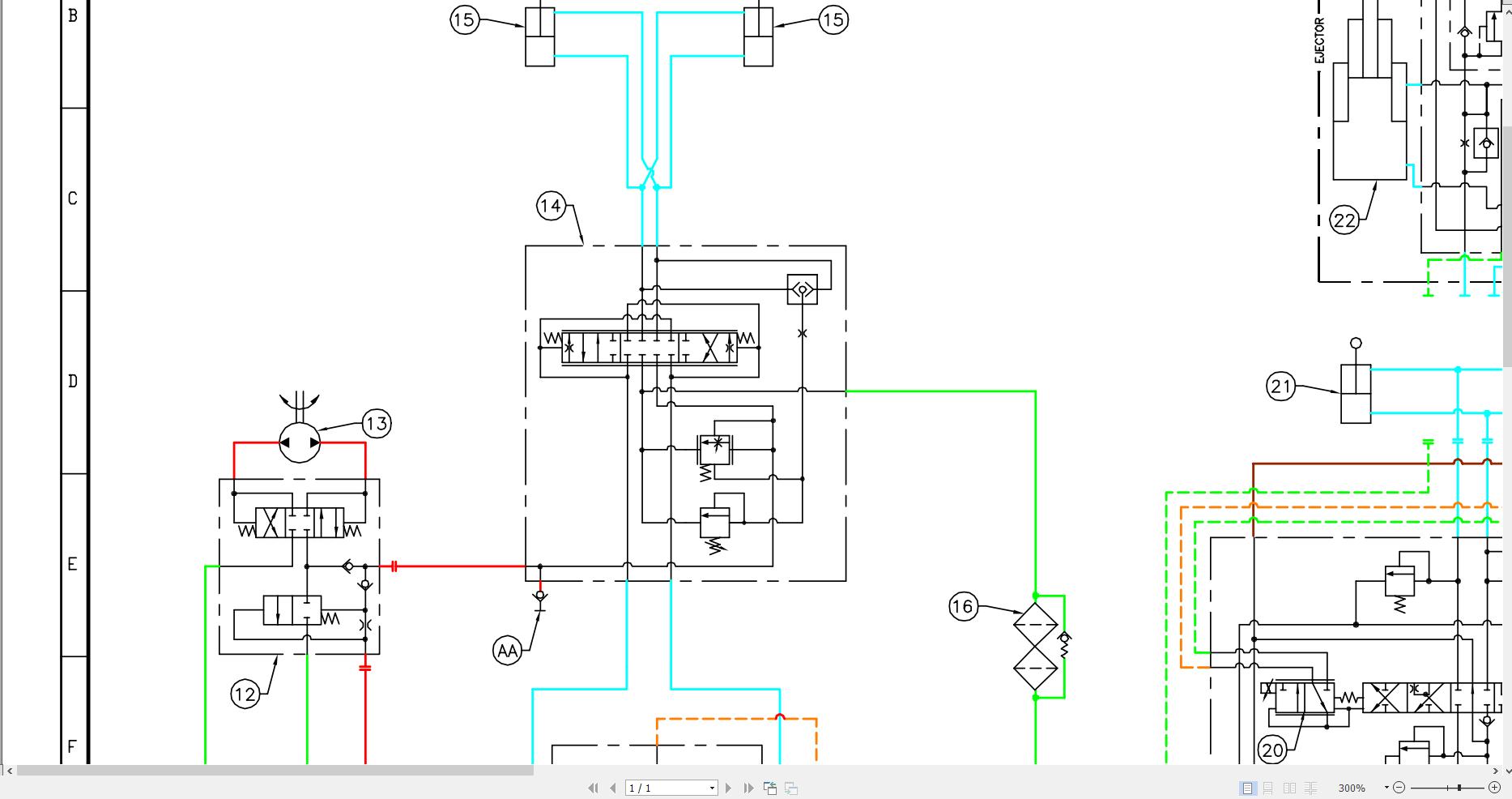 CAT Underground Mining Trucks AD 30 Braking & Steering Diagram RENR8545 O1 (2)