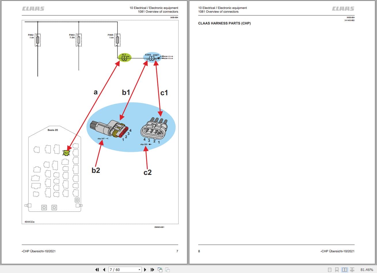 CLAAS ARES 566 546 RX RZ (A06) Assembly Operators Repair Technical Manual (2)