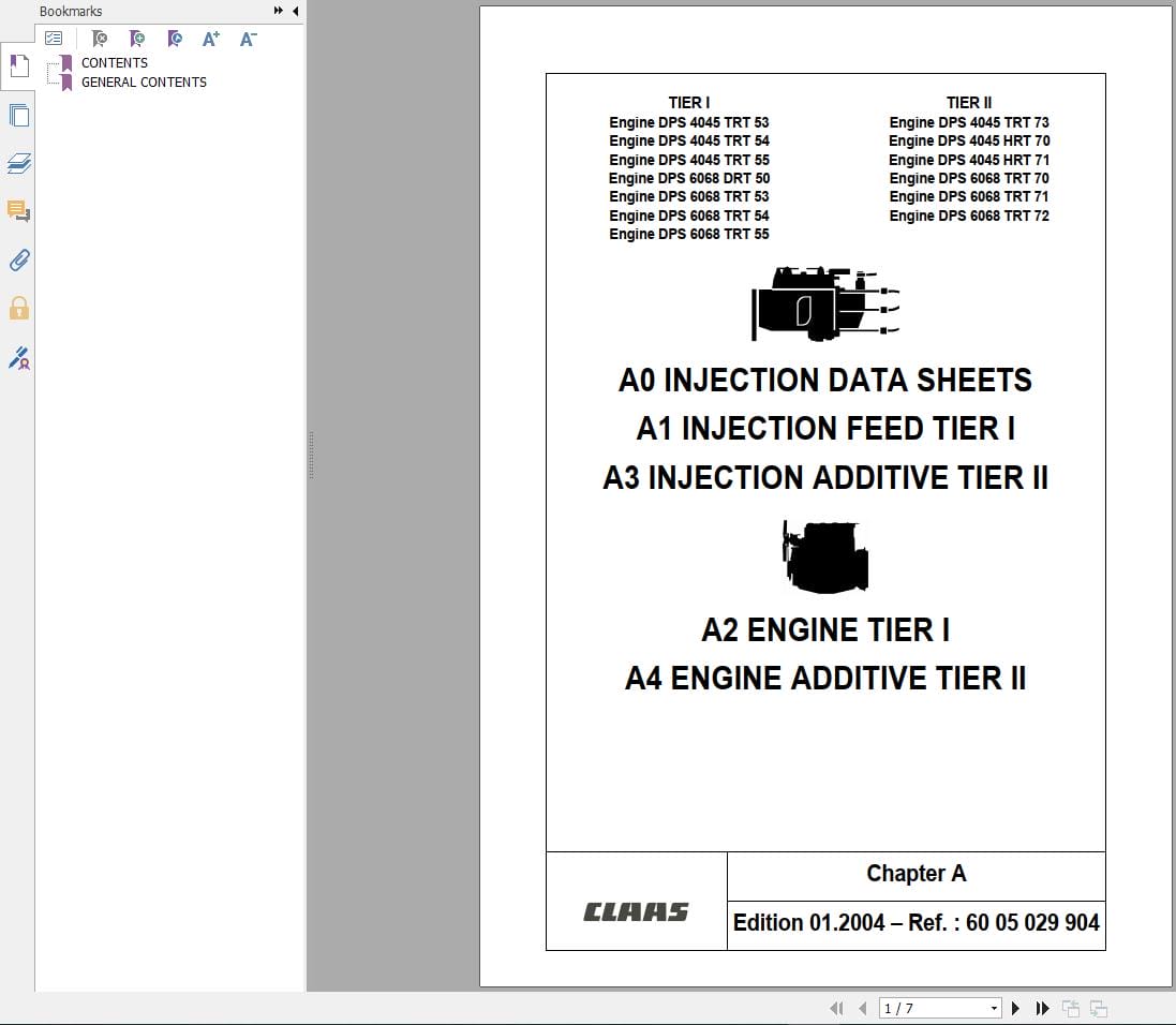 CLAAS ARES 566 546 RX RZ (A06) Assembly Operators Repair Technical Manual (3)