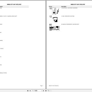 CLAAS ARES 577 547 ATX ATZ CT5340001 CT5349999 Spare Parts Catalog (1)