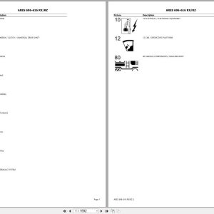 CLAAS ARES 696 616 RX RZ CT8241500 CT8249999 Spare Parts Catalog (1)