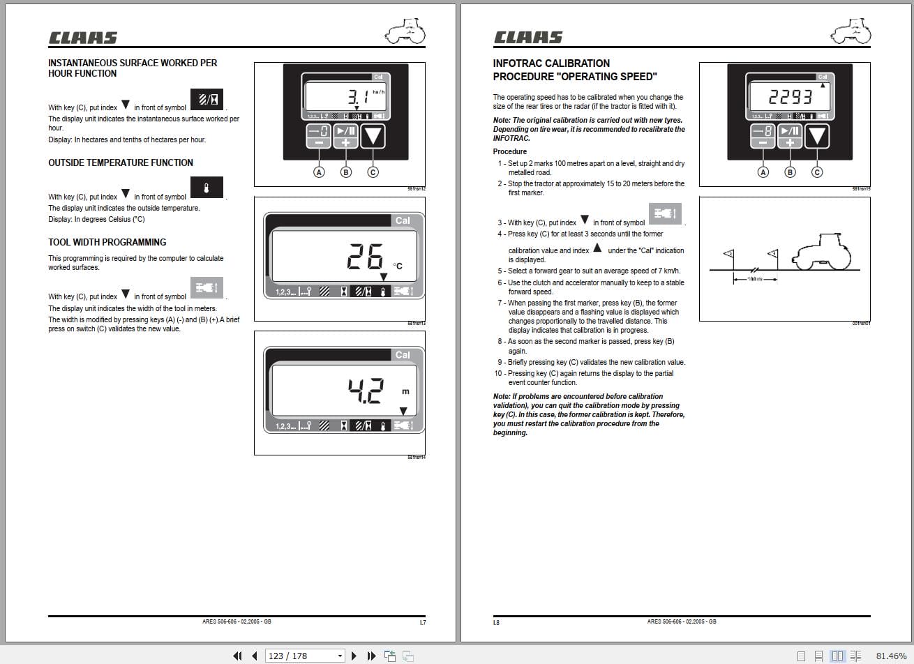 CLAAS ARES 696 616 RZ RC RX (A04) Assembly Operators Repair Technical Manual (6)