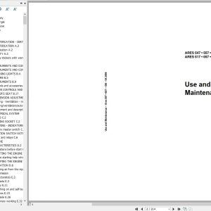 CLAAS ARES 697 617 ATZ (A03) Assembly Operators Repair Technical Manual (1)