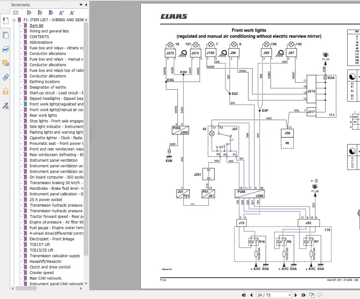 CLAAS ARES 697 617 ATZ (A03) Assembly Operators Repair Technical Manual (4)