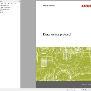 CLAAS ARION 420 410 Stage IV (A52) Assembly Operators Repair Technical Manual (1)