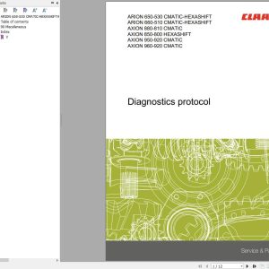 CLAAS ARION 550 510 HEXASHIFT (A74) Assembly Operators Repair Technical Manual (1)