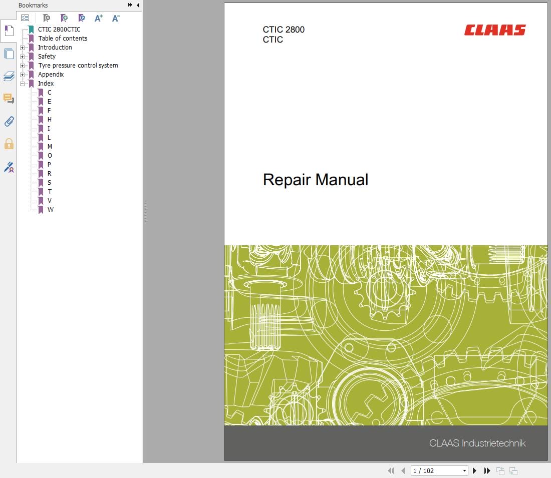 CLAAS ARION 650 620 CMATIC (A37) Assembly Operators Repair Technical Manual (2)
