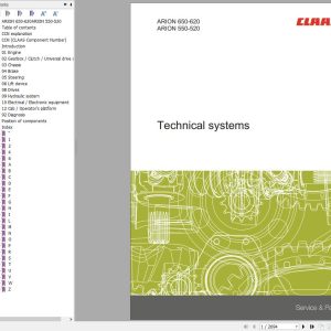CLAAS ARION 650 620 HEXASHIFT (A36) Assembly Operators Repair Technical Manual (1)