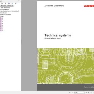 CLAAS ARION 660 610 CMATIC Stage V (A97) Assembly Operators Repair Technical Manual (1)