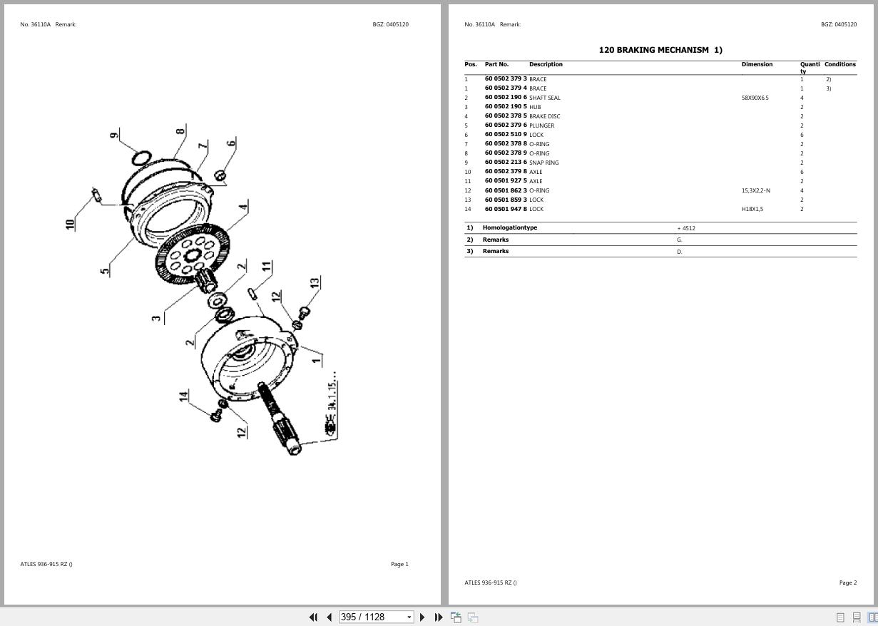 CLAAS ATLES 936 915 RZ CT4520001 CT4520999 Spare Parts Catalog (2)