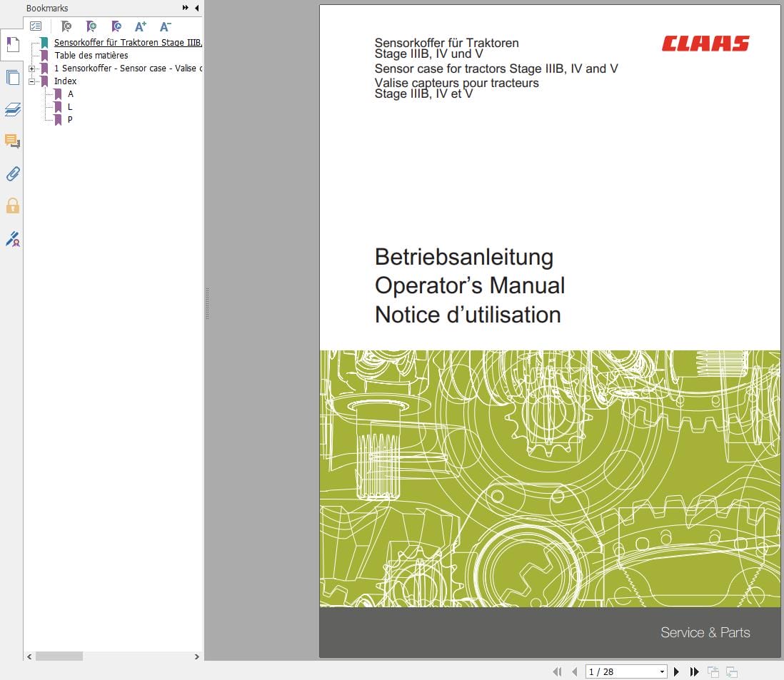 CLAAS ATLES 946 936 935 926 925 915 (T01) Assembly Operators Technical Manual (3)