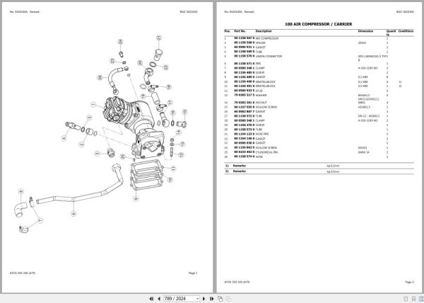 Claas Atos 350 330 A79 A790001 A7909999 Spare Parts Catalog (2)