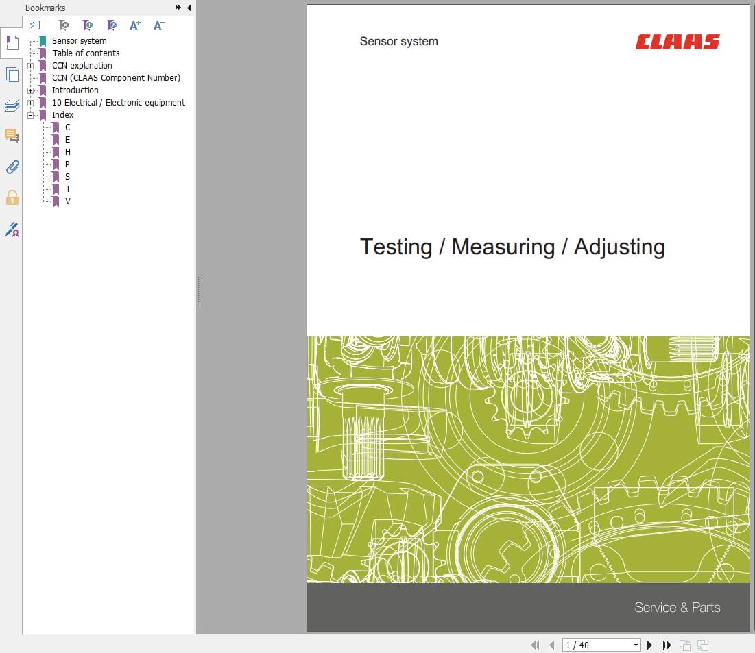 CLAAS AXION 850 820 NRC (B02) Assembly Operators Technical Manual (2)