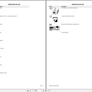 CLAAS AXION 950 920 LRC B00600010 B0609999 Spare Parts Catalog (1)