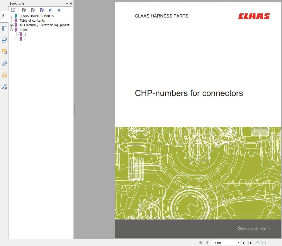 CLAAS AXOS 340 310 (A22) Assembly Operators Repair Technical Manual (1)