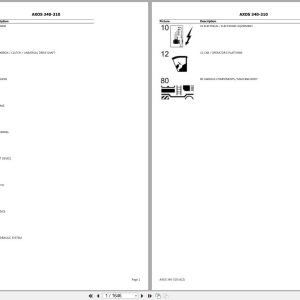 CLAAS AXOS 340 310 A2200050 A2219999 Spare Parts Catalog (1)