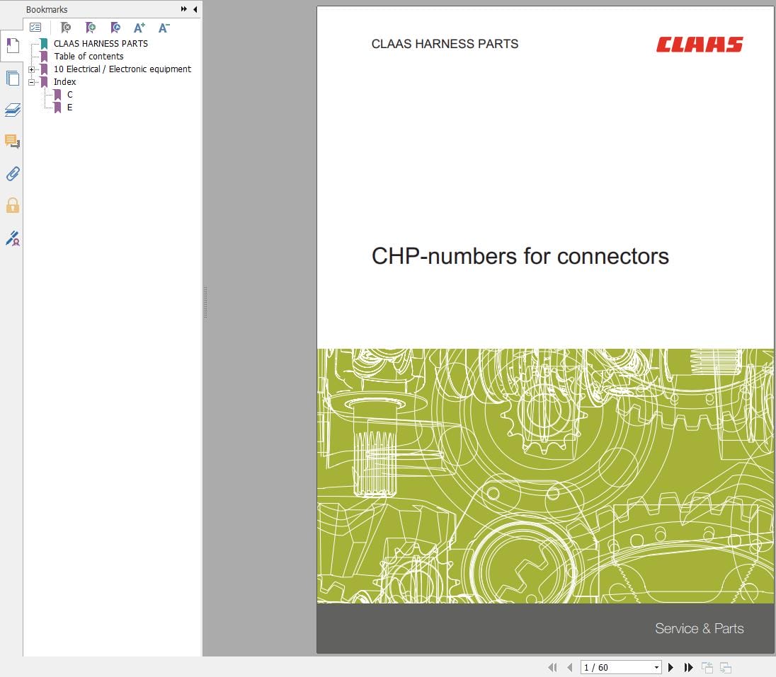 CLAAS AXOS 340 310 (B22) Assembly Operators Repair Technical Manual (1)