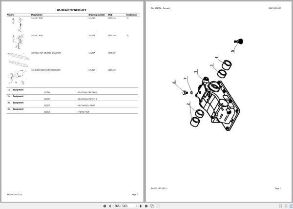 Claas Basso 140 130 Ct64D3200 Ct64D9999 Spare Parts Catalog (2)