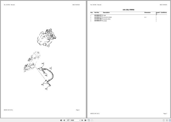 Claas Basso 140 130 Ct74D0001 Ct74D3199 Spare Parts Catalog (2)