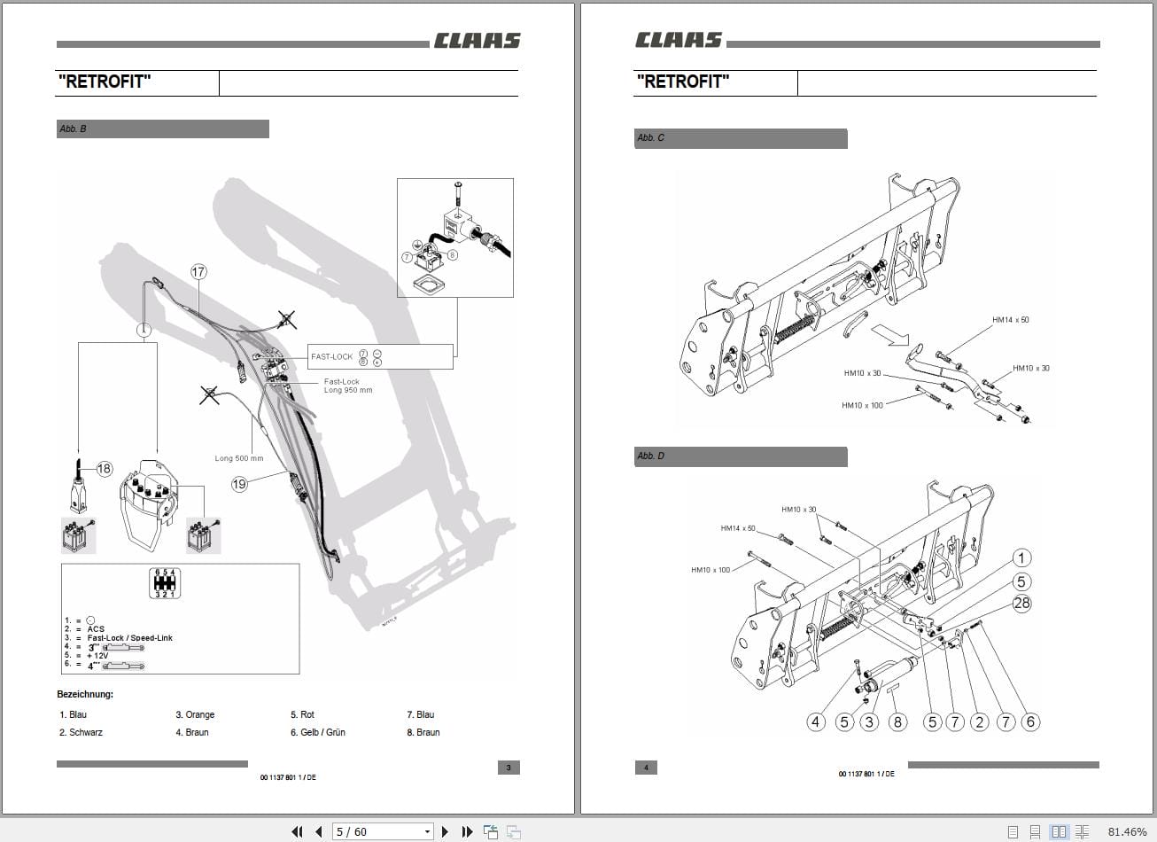 CLAAS CELTIS 456 446 436 426 RC RA (T06) Assembly Operators Repair Technical Manual (4)