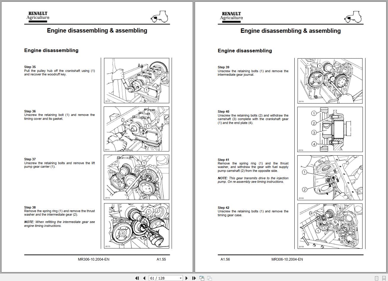 CLAAS CERES 346 316 2WD 4WD (A17) Assembly Operators Repair Technical Manual (5)