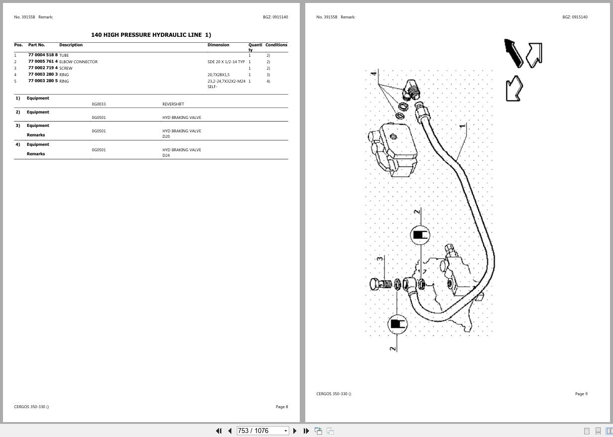 CLAAS CERGOS 350 330 CT12G0050 CT12G0473 Spare Parts Catalog (2)