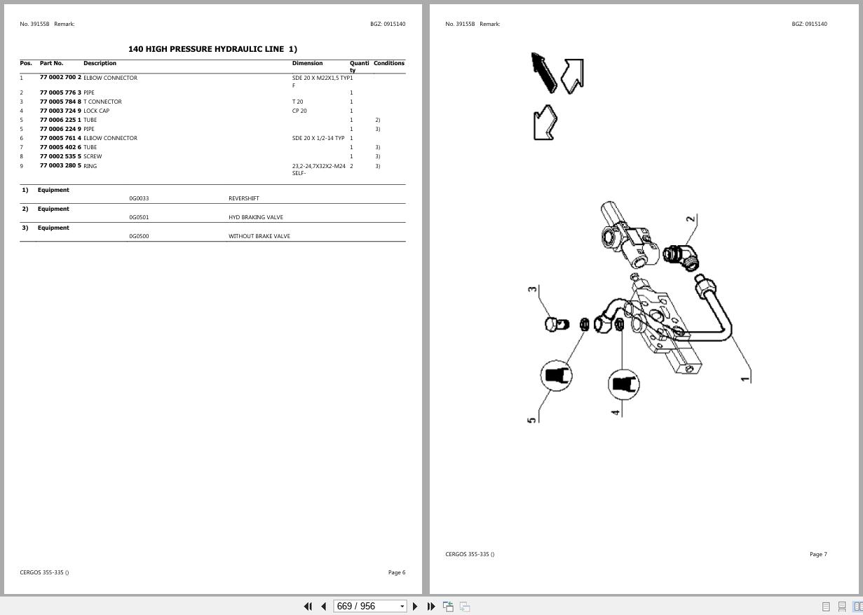 CLAAS CERGOS 355 335 CT1230001 CT1239999 Spare Parts Catalog (2)