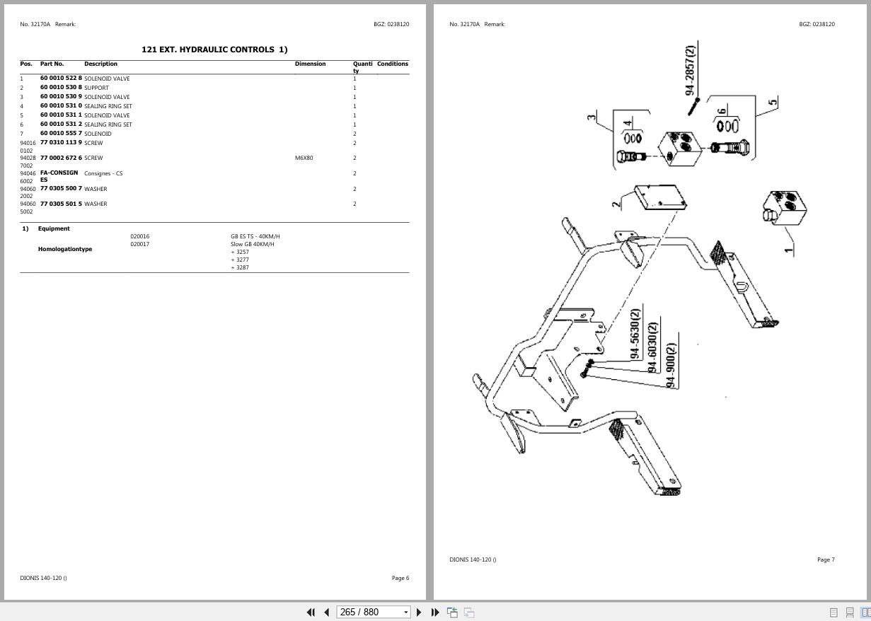 CLAAS DIONIS 140 120 CT75D6000 CT75D9999 Spare Parts Catalog (2)