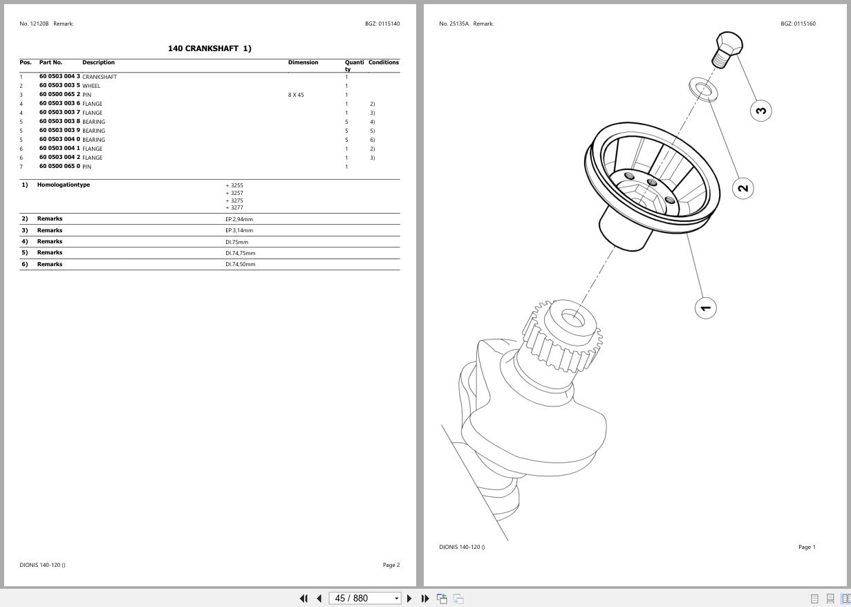 CLAAS DIONIS 140 120 CT87D6000 CT87D9999 Spare Parts Catalog (2)