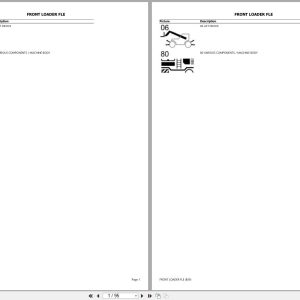 CLAAS FRONT LOADER FLE B5900010 B5999999 Spare Parts Catalog (1)