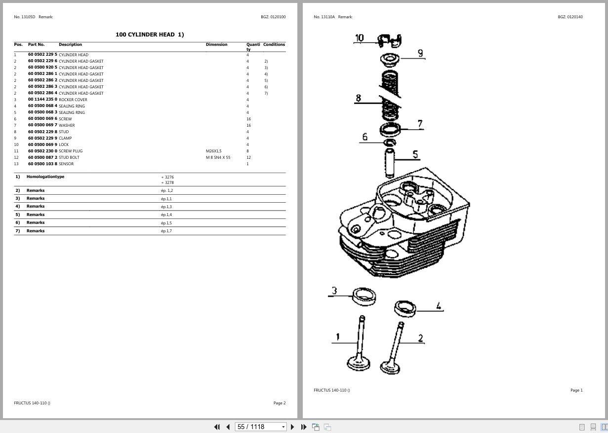CLAAS FRUCTUS 140 110 CT46D3000 CT46D5999 Spare Parts Catalog (2)