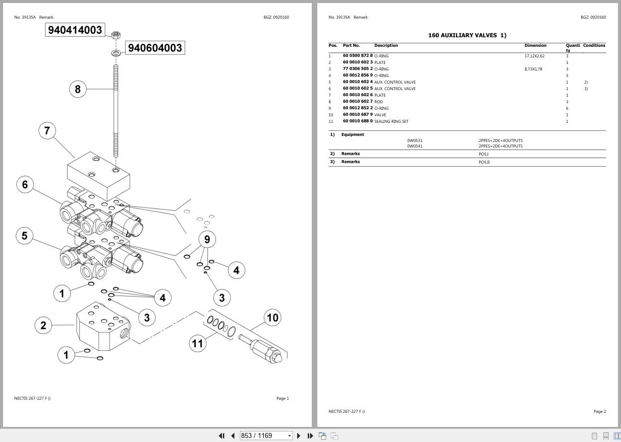 CLAAS NECTIS 267 227 F CT9720000 CT9729999 Spare Parts Catalog (2)