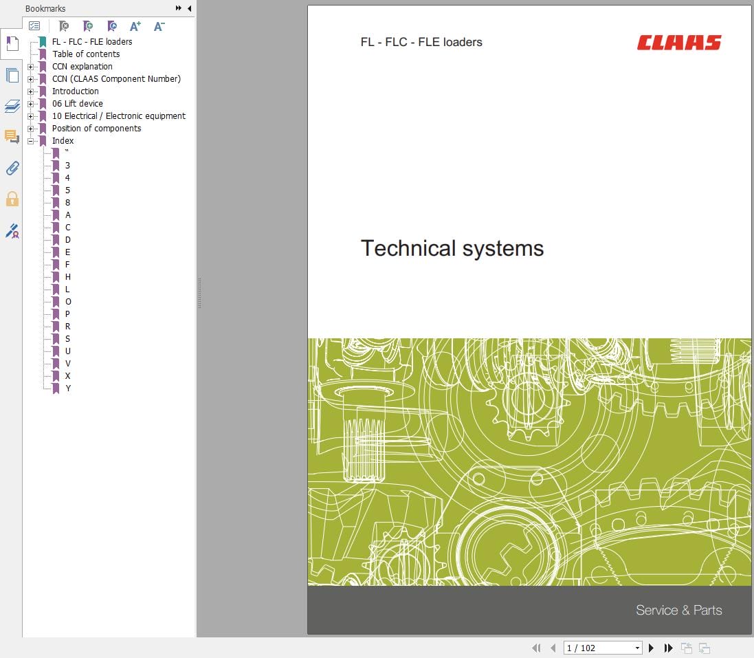 CLAAS NECTIS VE 237 227 217 2WD 4WD (T14) Assembly Operators Repair Technical Manual (1)