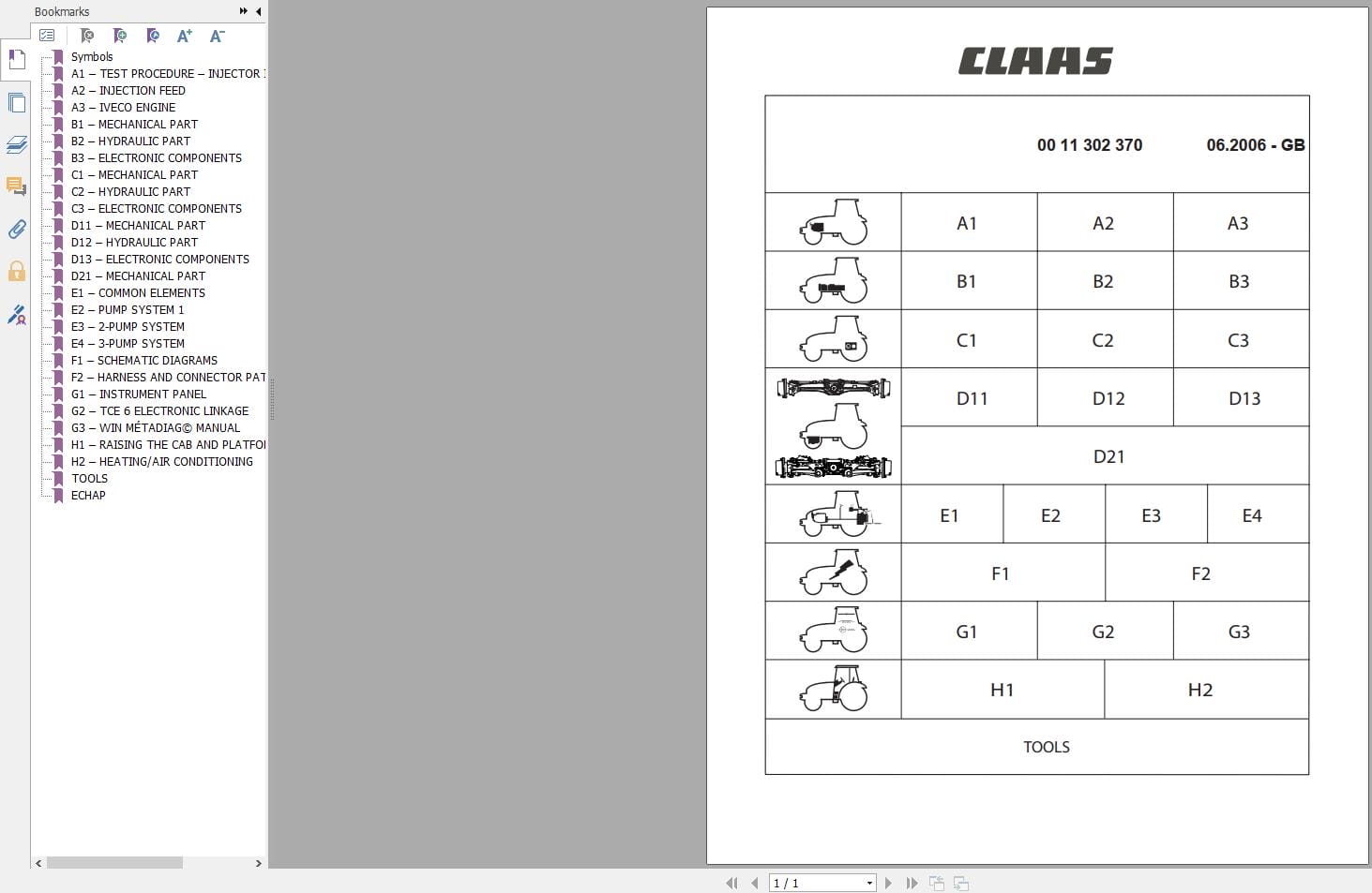 CLAAS NECTIS VL 267 257 237 227 217 2WD (T15) Assembly Operators Repair Technical Manual (2)