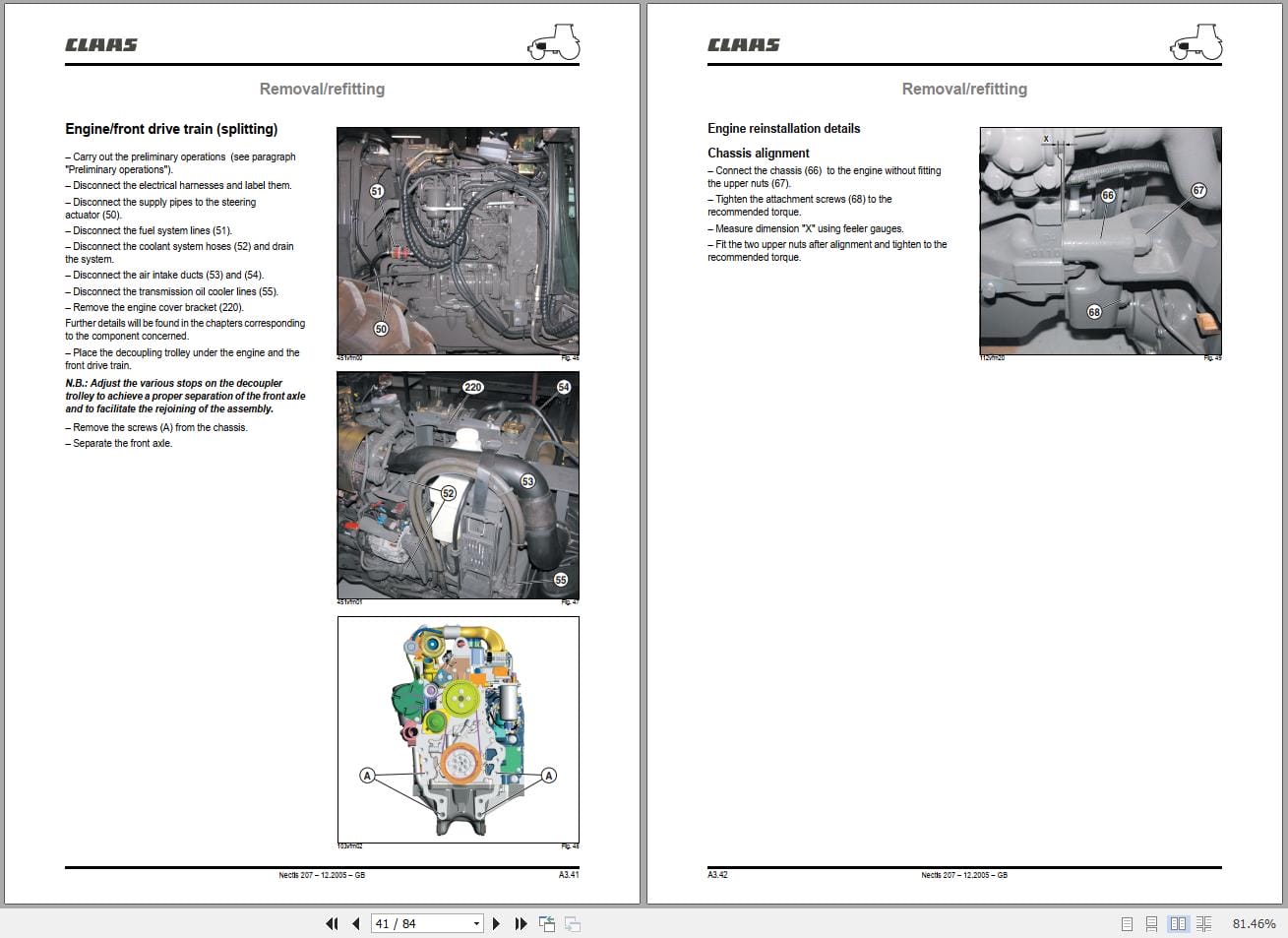 CLAAS NECTIS VL 267 257 237 227 217 2WD (T15) Assembly Operators Repair Technical Manual (4)