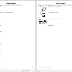 CLAAS NEXOS 210 Stage V A67 A6700001 A6799999 Spare Parts Catalog (1)